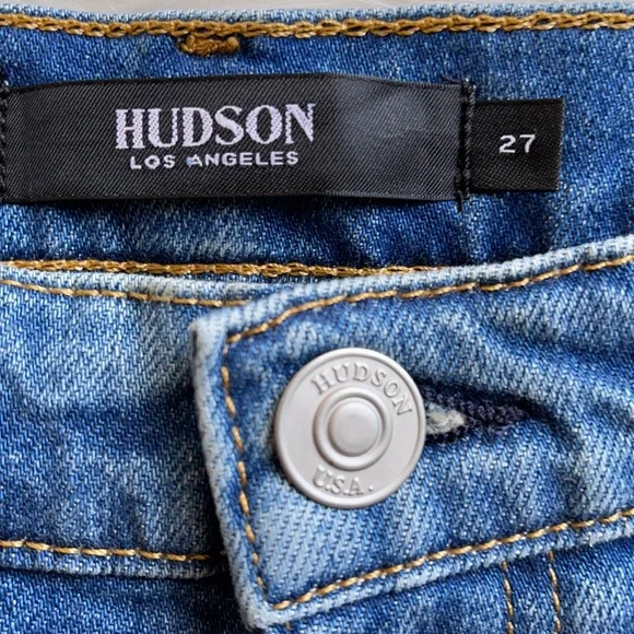 Hudson Hana Mini Biker Short in Underpass - Picture 5 of 7